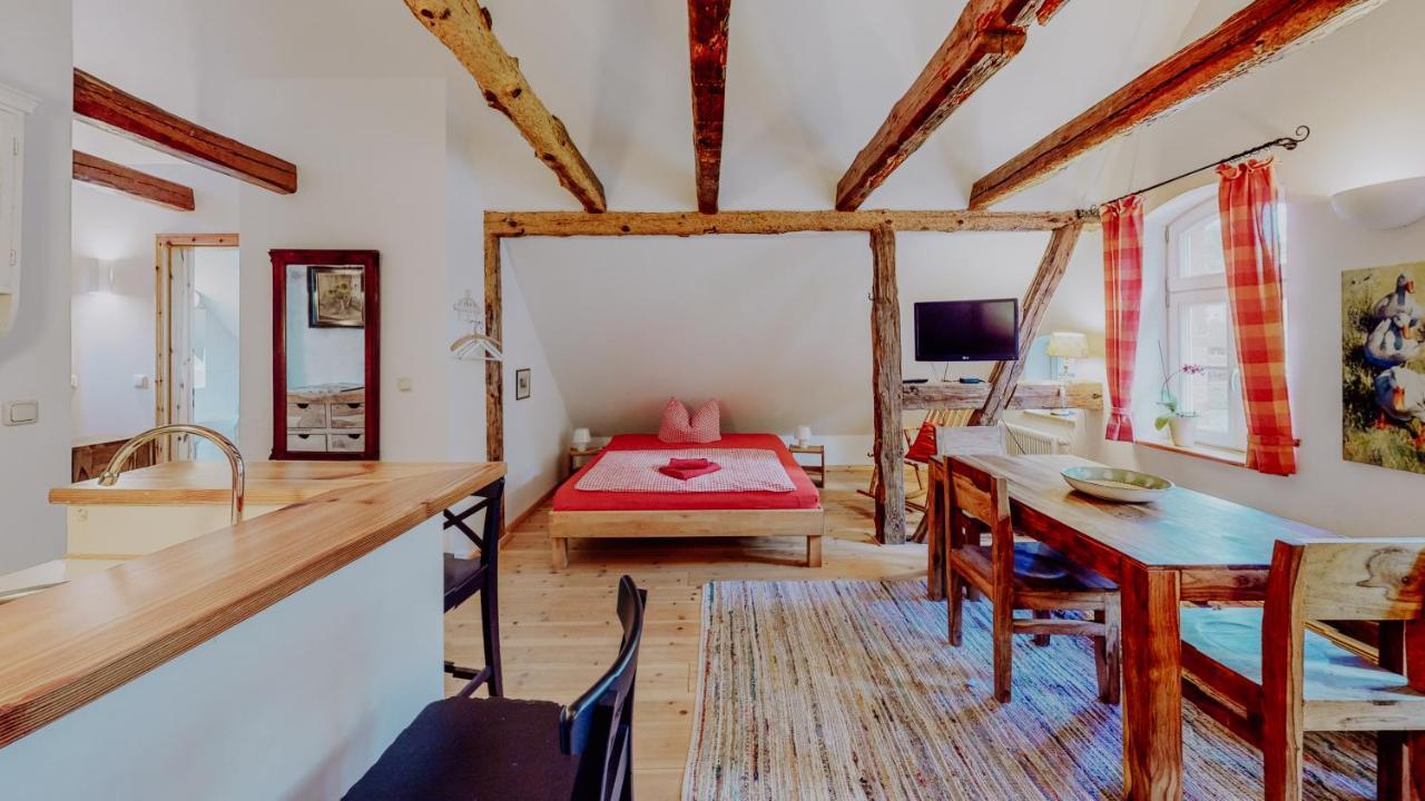 Landhaus Goldene Gans Gross Pankow  Eksteriør billede